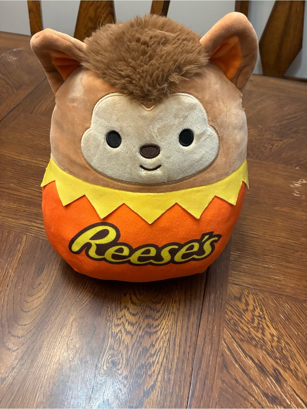 Squishmallows Reese's Orange Yellow Brown Plush